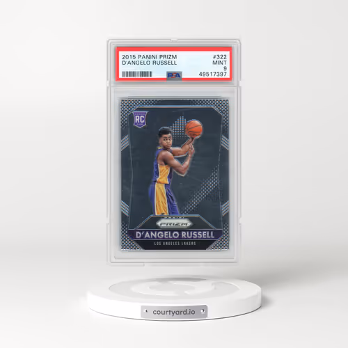 2015 Panini Prizm #322 D'Angelo Russell (PSA 9 MINT)
