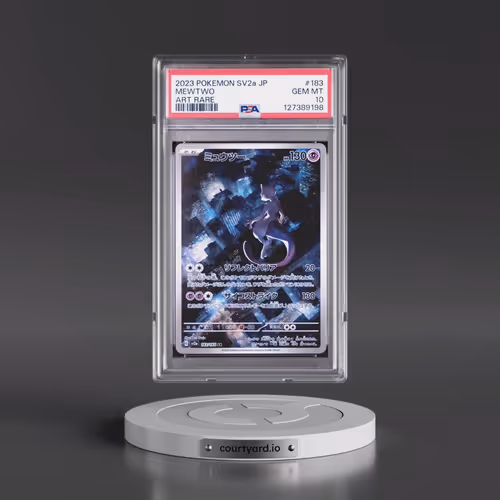 2023 Pokémon Sv2a-Pokemon 151 #183 Mewtwo - Art Rare (PSA 10 GEM MINT)