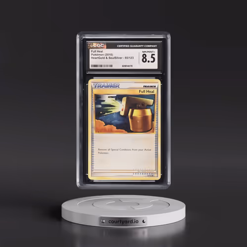 2010 HeartGold & SoulSilver #93/123 Full Heal (CGC 8.5 NM-MT+)