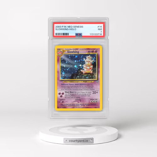 2000 Pokémon Neo Genesis #14 Slowking - Holo (PSA 7 NM)