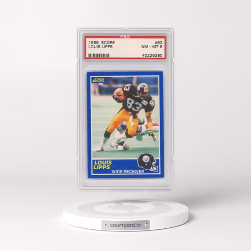 1989 Score #83 Louis Lipps (PSA 8 NM-MT)