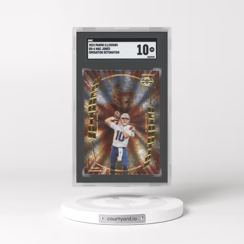 2022 Panini Illusions Operation Detonation #OD6 Mac Jones (SGC 10 GEM MINT)