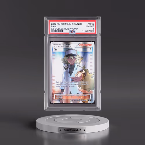 2017 Pokémon Premium Trainer XY Collection Promo #105a N - Full Art (PSA 8 NM-MT)