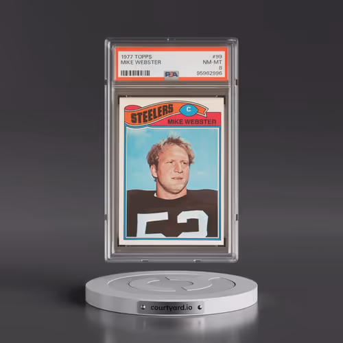 1977 Topps #99 Mike Webster (PSA 8 NM-MT)
