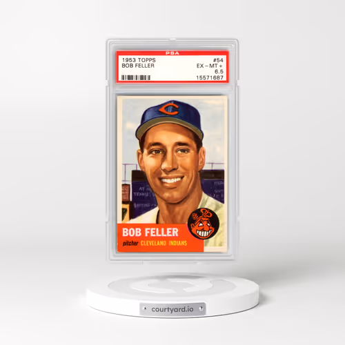 1953 Topps #54 Bob Feller (PSA 6.5 EX-MT+)