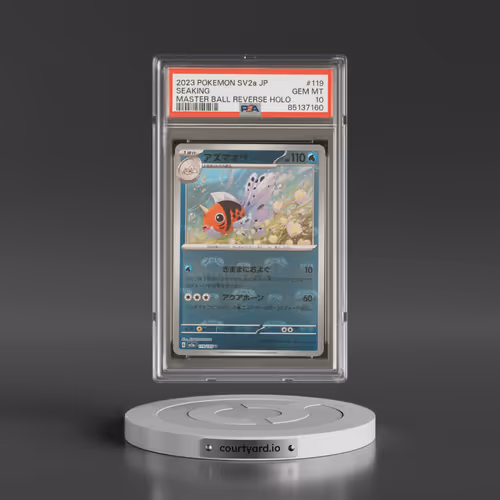 2023 Pokémon Sv2a-Pokemon 151 #119 Seaking - Reverse Holo Master Ball (PSA 10 GEM MINT)