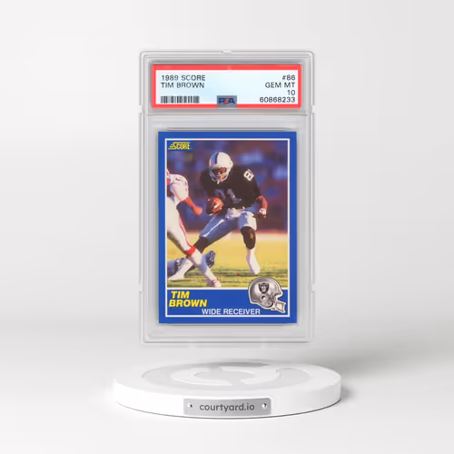 1989 Score #86 Tim Brown (PSA 10 GEM MINT)