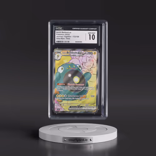 2025 Pokémon Jtg EN-Journey Together #172 Iono's Bellibolt EX - Holo Ultra Rare (CGC 10 GEM MINT)