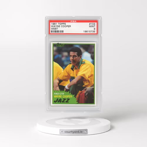 1981 Topps #103 Wayne Cooper - West (PSA 9 MINT)