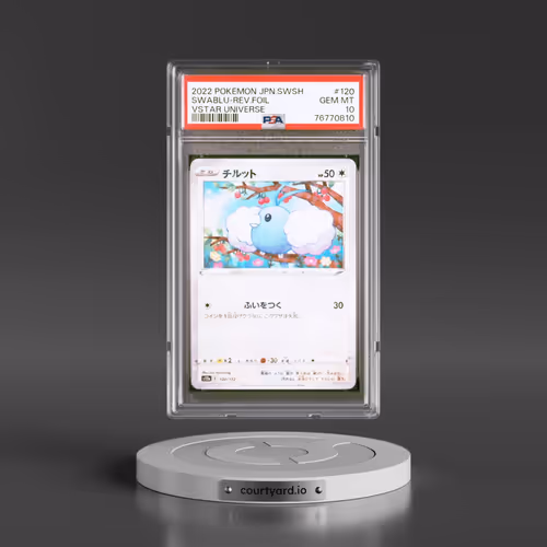 2022 Pokémon Sword & Shield Vstar Universe #120 Swablu - Reverse Foil (PSA 10 GEM MINT)