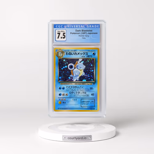 1997 Rocket Gang Dark Blastoise - Holo (CGC 7.5 NM+)