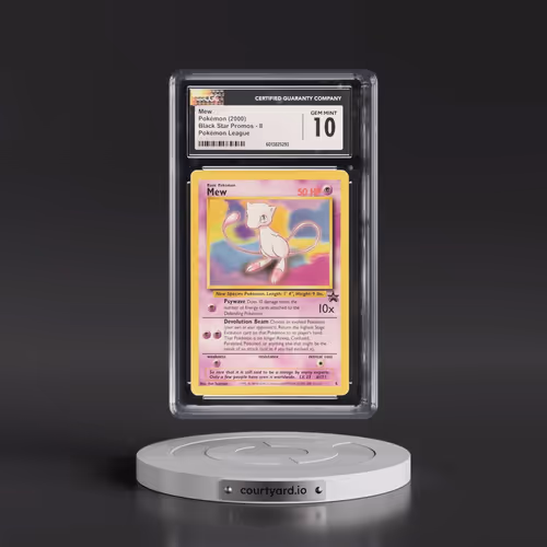1999 Black Star Promos #8 Mew - Pokémon League (CGC 10 GEM MINT)