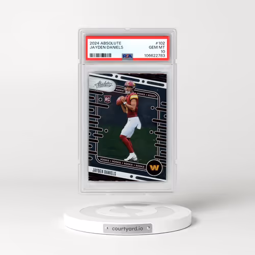 2024 Panini Absolute #102 Jayden Daniels (PSA 10 GEM MINT)