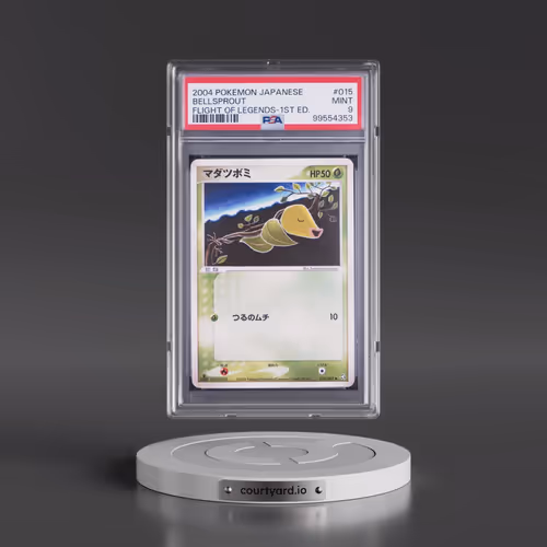 2004 Pokémon Flight of Legends #015 Bellsprout - 1st Edition (PSA 9 MINT)