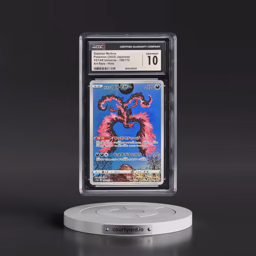 2022 VSTAR Universe #190/172 Galarian Moltres - Art Rare Holo (CGC 10 GEM MINT)