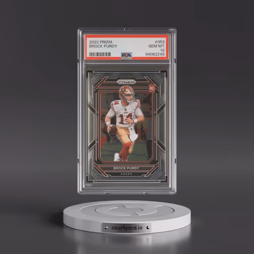 2022 Panini Prizm #353 Brock Purdy (PSA 10 GEM MINT)