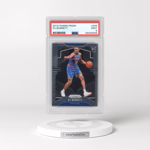 2019 Panini Prizm #250 RJ Barrett (PSA 9 MINT)