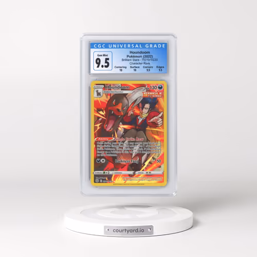2022 Brilliant Stars #TG10/TG30 Houndoom - Trainer Gallery Holo (CGC 10 GEM MINT)