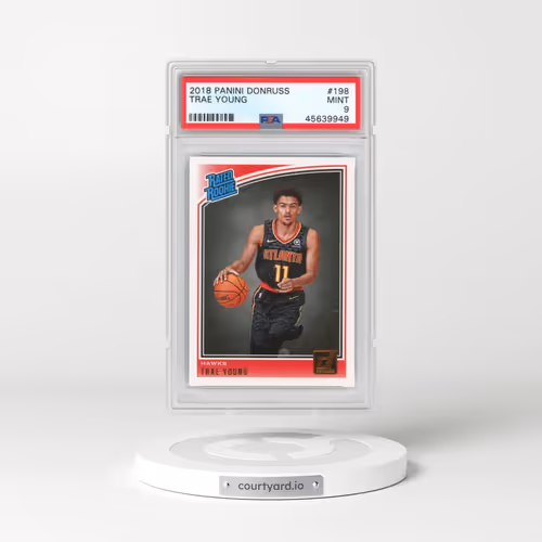 2018 Panini Donruss #198 Trae Young (PSA 9 MINT)
