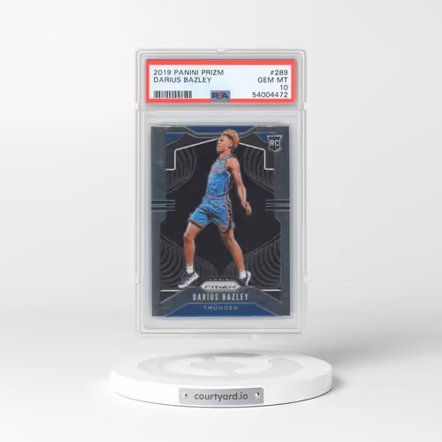 2019 Panini Prizm #289 Darius Bazley (PSA 10 GEM MINT)