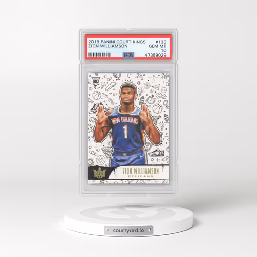 2019 Panini Court Kings #138 Zion Williamson (PSA 10 GEM MINT)