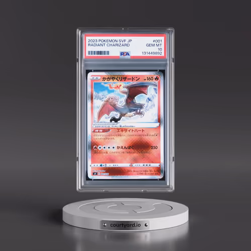 2023 Pokémon Svf-Ruler of the Black Flame Deck Build Box #001 Radiant Charizard - Holo (PSA 10 GEM M