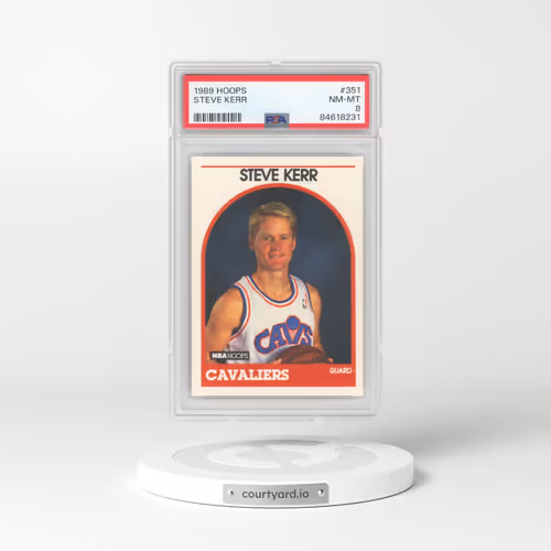 1989 Hoops #351 Steve Kerr (PSA 8 NM-MT)