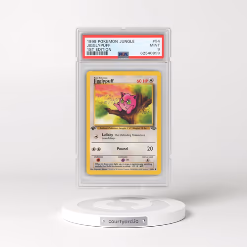 1999 Pokémon Jungle #54 Jigglypuff - 1st Edition (PSA 9 MINT)