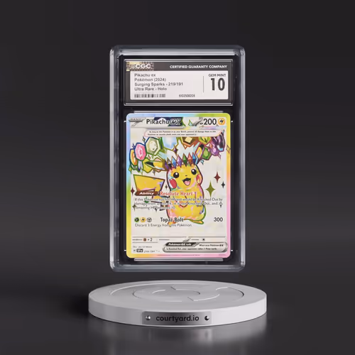 2024 Surging Sparks - SSP EN #219/191 Pikachu ex - Ultra Rare Holo (CGC 10 GEM MINT)