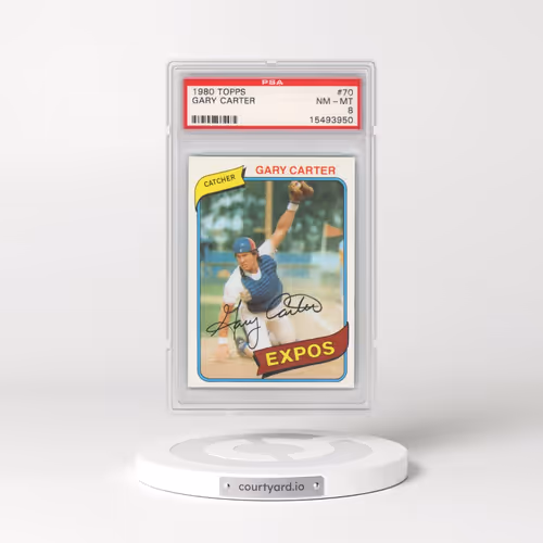 1980 Topps #70 Gary Carter (PSA 8 NM-MT)