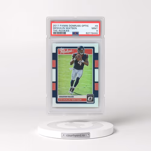 2017 Panini Donruss Optic the Rookies #8 Deshaun Watson (PSA 9 MINT)