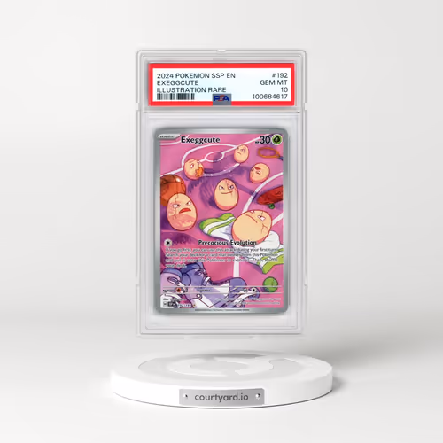 2024 Pokémon Ssp EN-Surging Sparks #192 Exeggcute - Illustration Rare (PSA 10 GEM MINT)