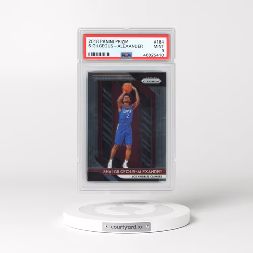 2018 Panini Prizm #184 Shai Gilgeous-Alexander (PSA 9 MINT)