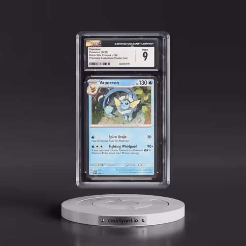 2023 Black Star Promos - Scarlet & Violet SVP EN #168 Vaporeon - Prismatic Evolutions Poster Collect