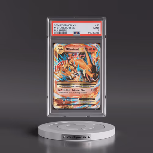 2014 Pokémon XY Flashfire #13 M Charizard EX - Holo (PSA 9 MINT)