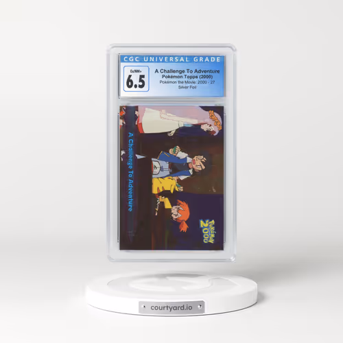 2000 Pokémon the Movie: 2000 #27 A Challenge To Adventure - Silver Foil (CGC 6.5 EX-NM+)