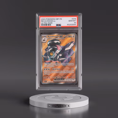 2023 Pokémon Obf EN-Obsidian Flames #216 Revavroom EX - Holo Ultra Rare (PSA 10 GEM MINT)