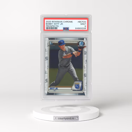 2020 Bowman Chrome Prospects #BCP25 Bobby Witt Jr. (PSA 9 MINT)