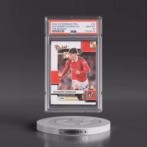 2022 Panini Donruss FIFA the Rookies #23 Alejandro Garnacho (PSA 10 GEM MINT)