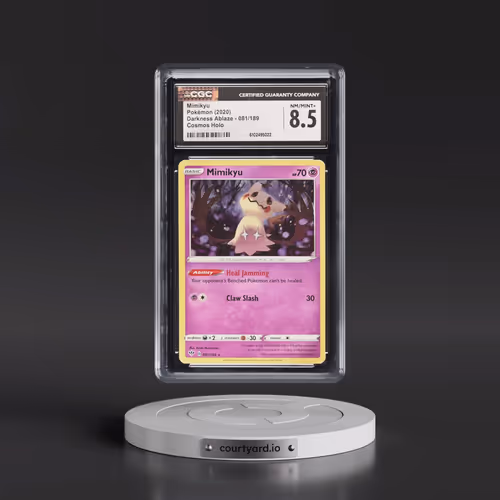 2020 Darkness Ablaze #081/189 Mimikyu - Cosmos Holo (CGC 8.5 NM-MT+)