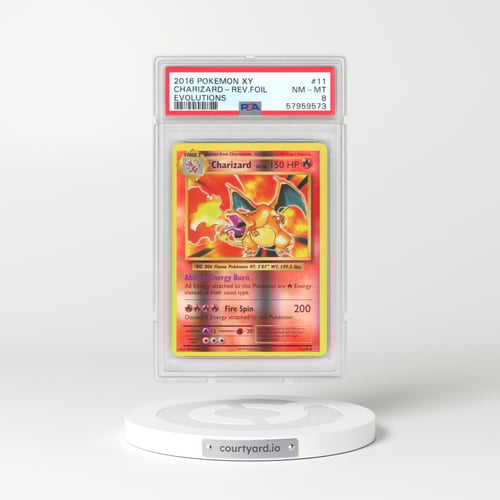 2016 Evolutions #11 Charizard - Holo (PSA 8 NM-MT)