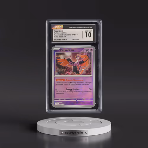 2024 Prismatic Evolutions - PRE EN #045/131 Fezandipiti - Poké Ball Holo (CGC 10 GEM MINT)