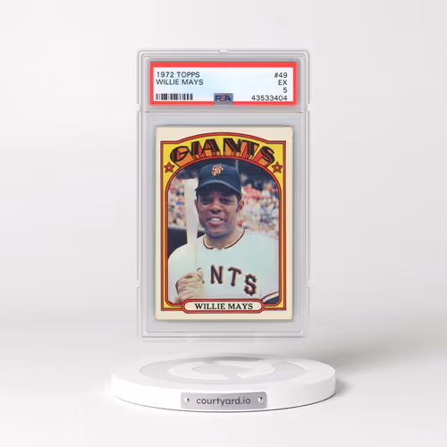 1972 Topps #49 Willie Mays (PSA 5 EX)