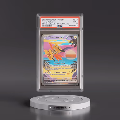 2023 Pokémon Par EN-Paradox Rift #247 Tapu Koko EX - Holo Special Illustration Rare (PSA 9 MINT)