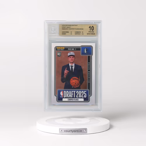 2025 Panini Instant NBA Draft Night #1 Cooper Flagg (BGS 10 PRISTINE)