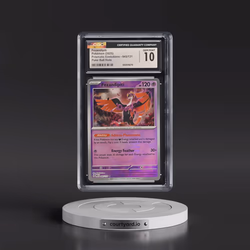 2024 Prismatic Evolutions - PRE EN #045/131 Fezandipiti - Poké Ball Holo (CGC 10 GEM MINT)
