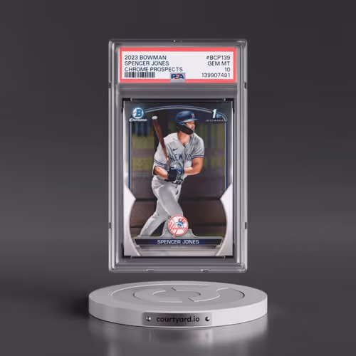 2023 Bowman Chrome Prospects #BCP139 Spencer Jones (PSA 10 GEM MINT)