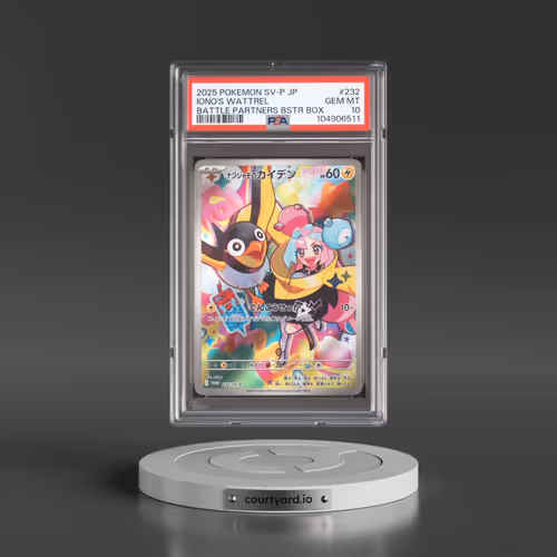 2025 Pokémon SV-P Promo #232 Iono's Wattrel - Battle Partners Booster Box (PSA 10 GEM MINT)