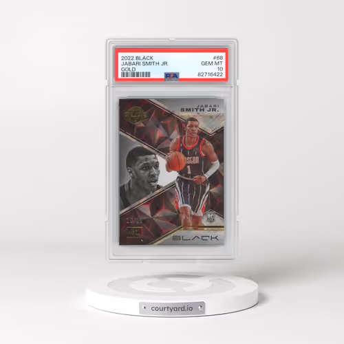 2022 Panini Black #68 Jabari Smith Jr. - Gold (PSA 10 GEM MINT)