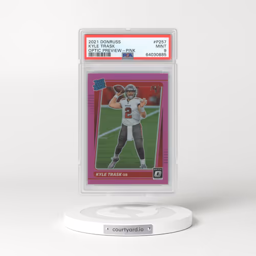 2021 Panini Donruss #P257 Kyle Trask - Optic Preview-Pink (PSA 9 MINT)